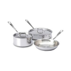 All-Clad 401599 Stainless Steel Tri-Ply Bonded Dishwasher Safe Cookware Set 5